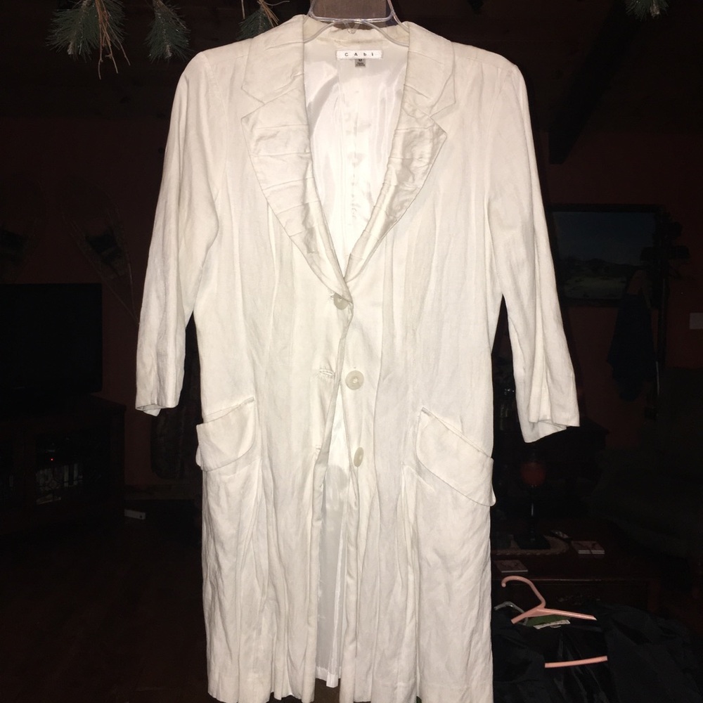 Cabi white jacket